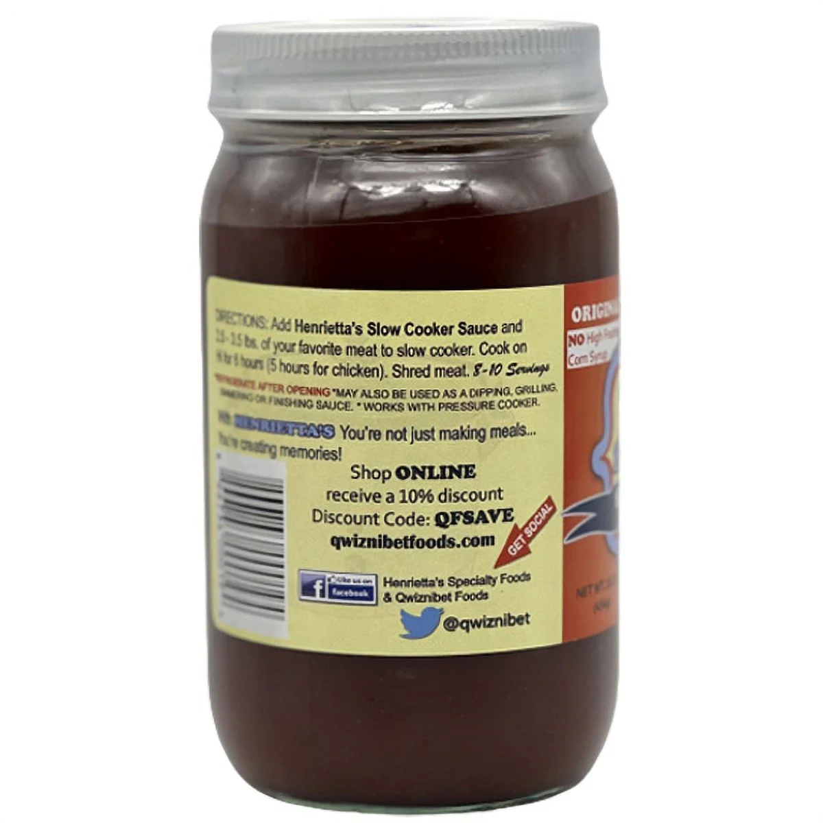 Henrietta's BBQ Slow Cooker Sauce (Pack of 5)