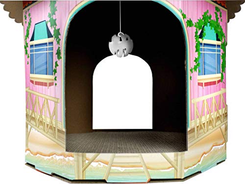 Christmas Cat House & Cat Scratcher w/Bonus Catnip Included