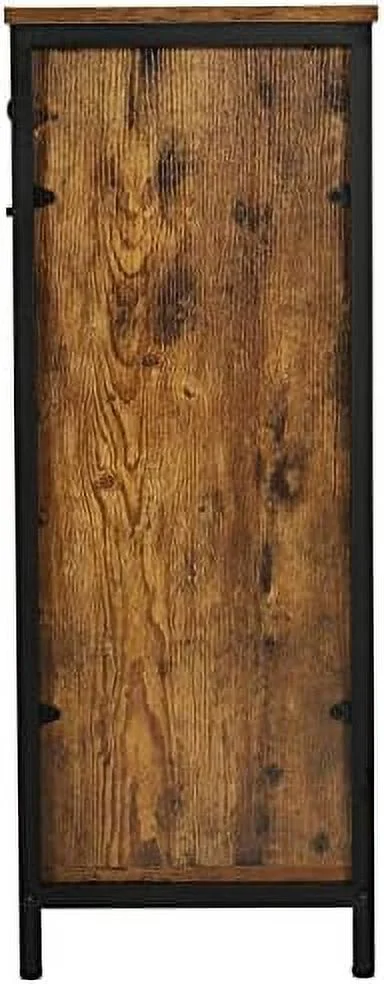 GEROBOOM Double Kitchen Trash Cabinets Two Tilt Out Trash Cabinets with Solid Hideaway Drawers Free Standing Wooden Kitchen  Recycling Cabinet  Holder (White)