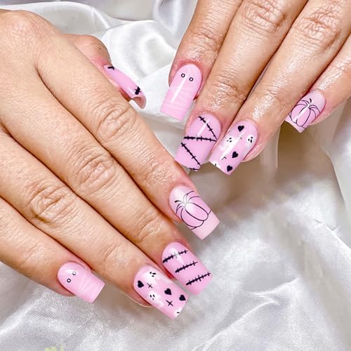 Semi Cured Gel Nail Strips-Easy Apply Christmas Gel Nail Stickers Holiday Semi Cured Manicure Strips with Sparkling Xmas Designs (Classic Yule)