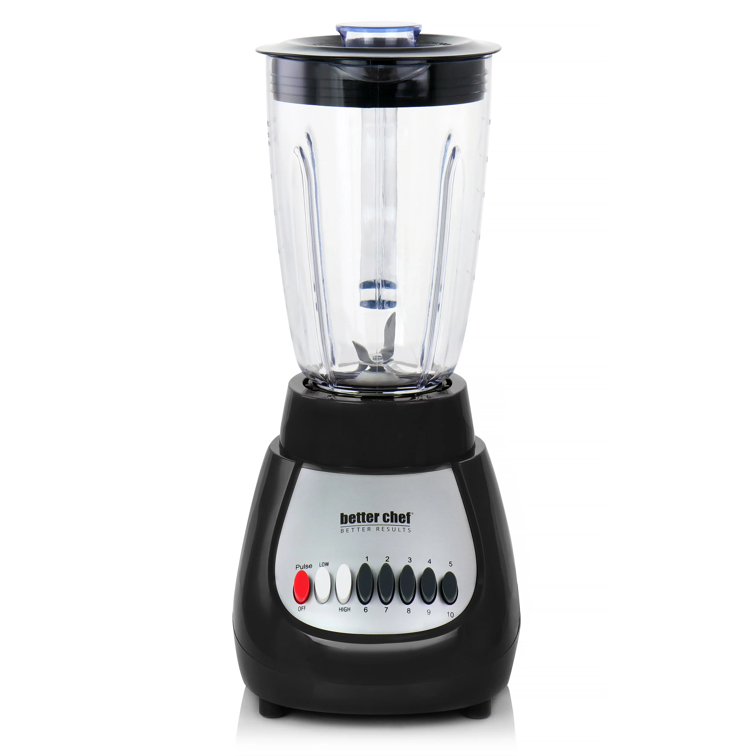 Better Chef 10 Speed 350W Plastic Jar Blender in Black