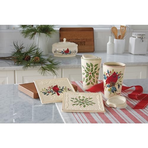 Lenox 882207 Hosting The Holidays Santa Spoon Rest, Christmas