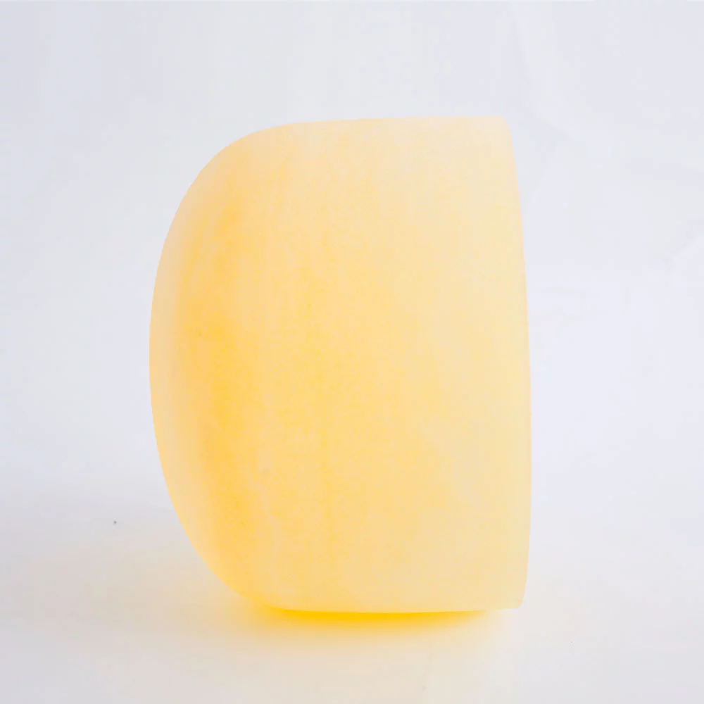 ENERGYSOUND Yellow Color Frosted E Solar Plexus Chakra Quartz Crystal Singing Bowl 10 inch