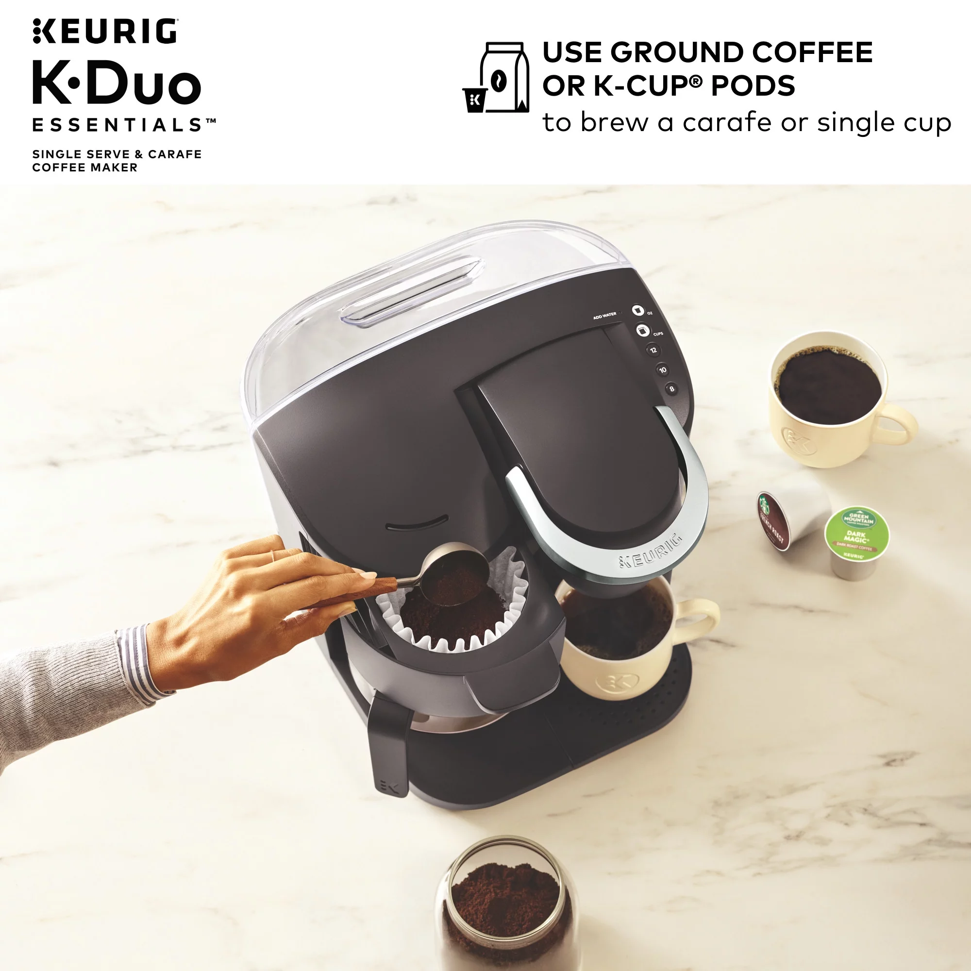 Keurig K-Duo Essentials Single Serve & Carafe Coffee Maker