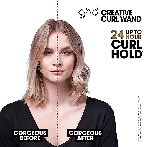 ghd Curve® Professional Hair Curling Irons & Wands | Soft Waves, Classic and Tight Curls | 0.5 –1.5 Inch Barrels’ | 365ºF Styling Temp Preventing Heat Damage + Auto Sleep Mode