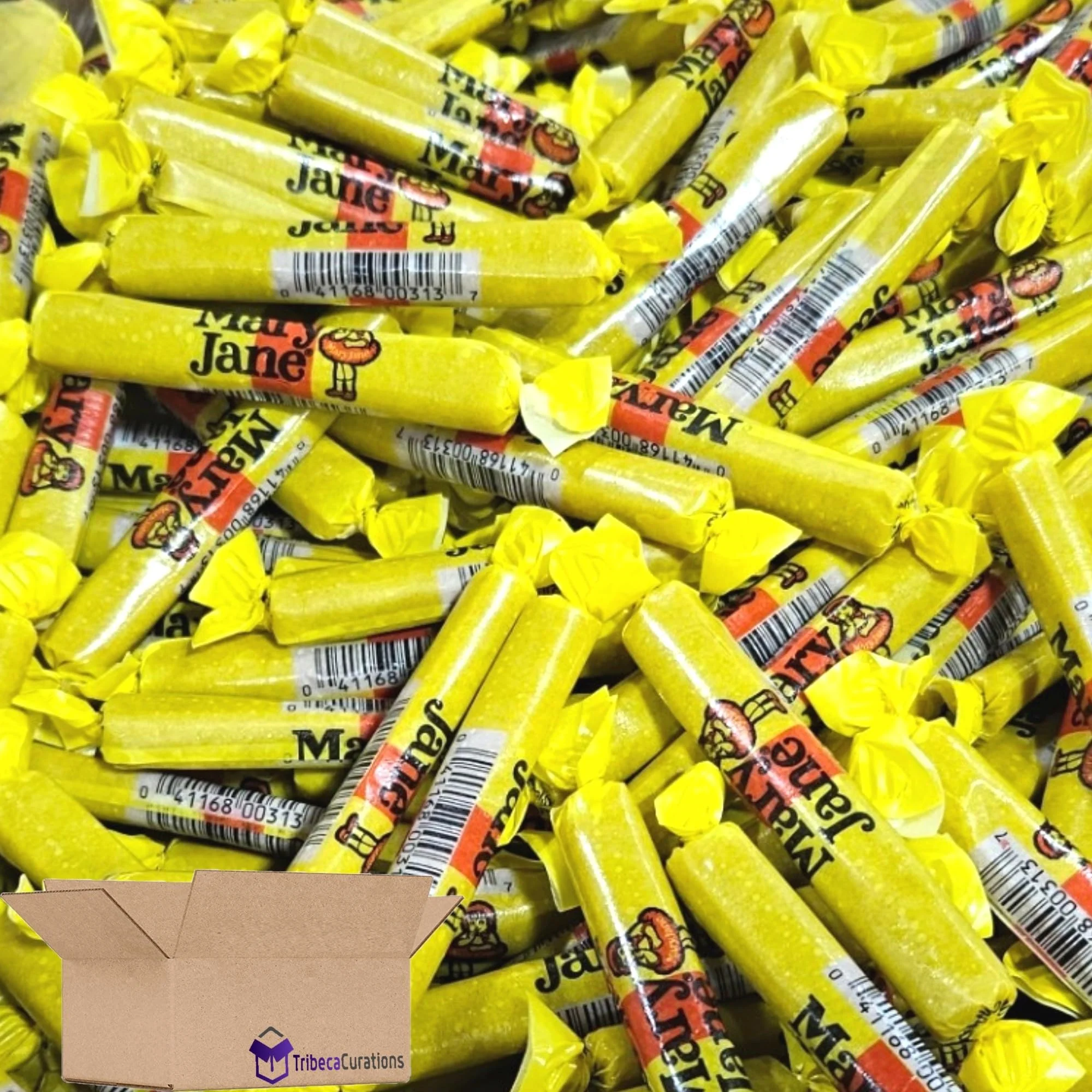 Tribeca Curations | Fun Size Mary Jane Peanut Butter Candy Value Pack | 5 Pound Bulk Bag