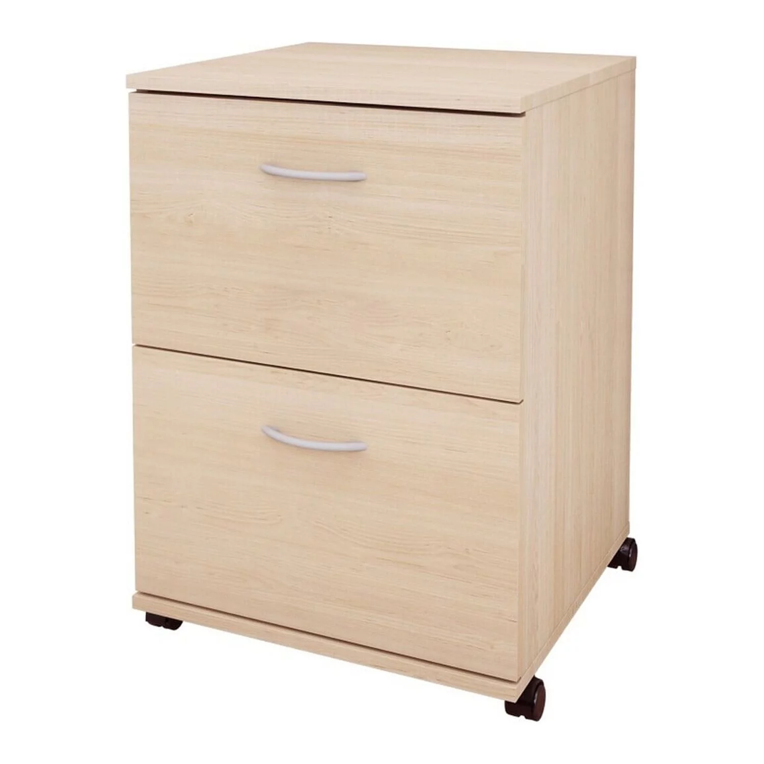 Homestock Rustic Ranch Essentials 2-Drawer Mobile Filing Cabinet 5093 from , Natural Maple