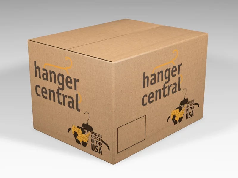 Hanger Central Plastic Pants & Skirt Hangers with Padded Pinch Clips, 10 in, 50 Pack