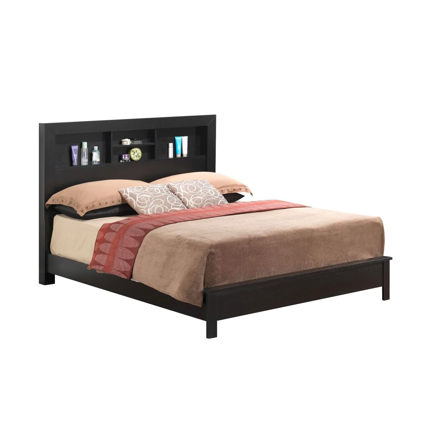 Homestock Neo-Classical Nostalgia G2450B-FB2 Full Bed , Black