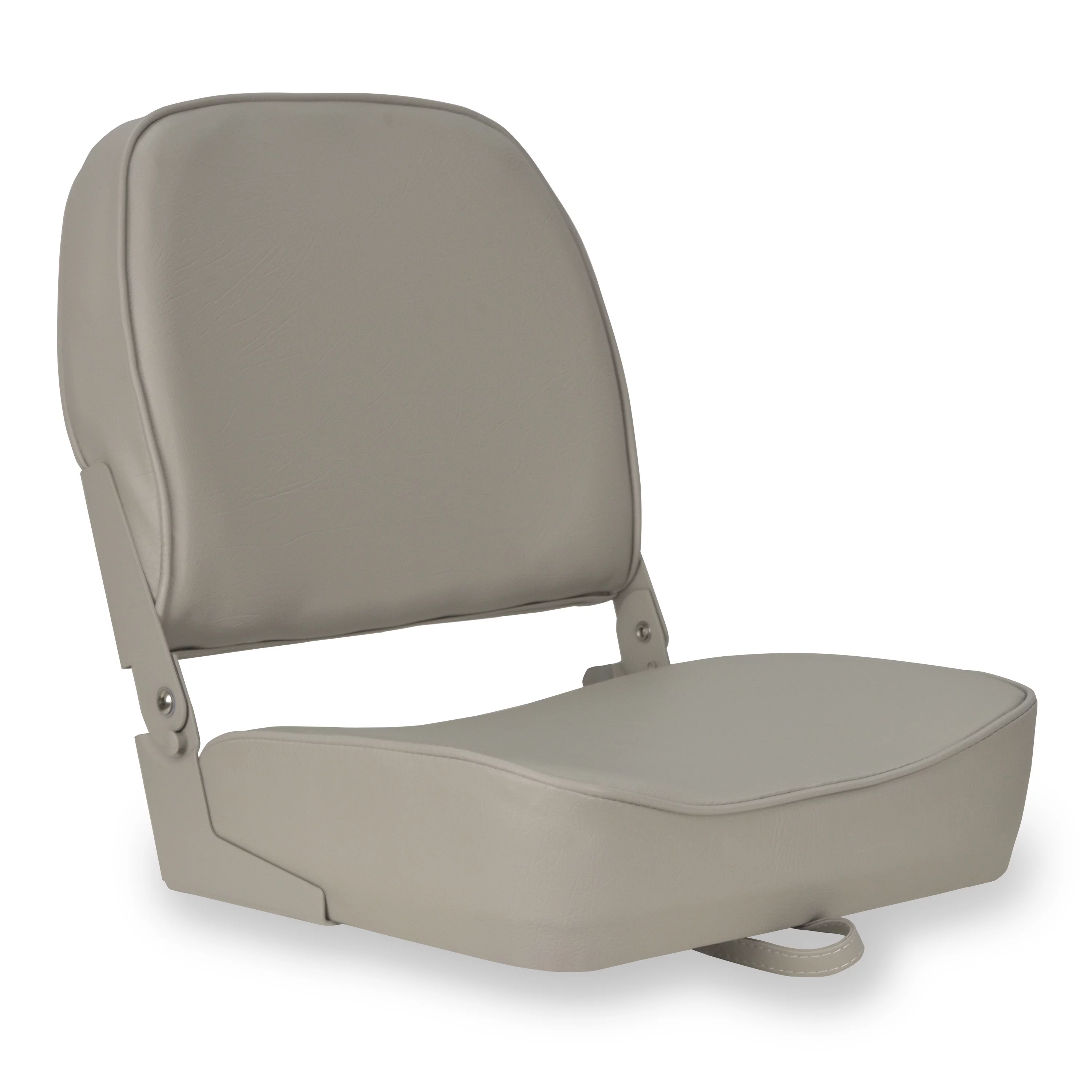 Springfield Marine Economy Standard Folding Fishing Boat Seat - Gray - 16"