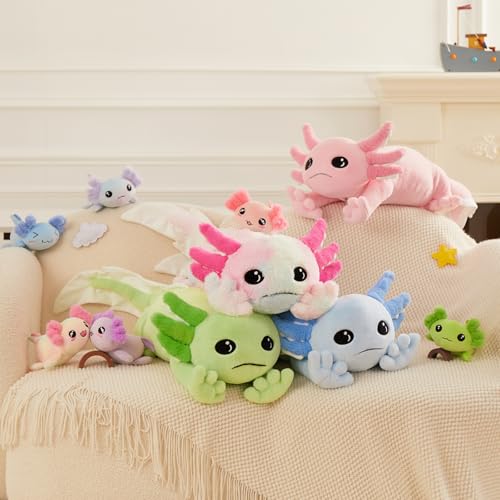 Tezituor Whale Shark Stuffed Animal with 3 Detachable Babies, 21.5" Soft Plush Shark Ocean Animal Stuffed Toys Marine Life Plushie Shark Gift for Kids, Boys, Girls