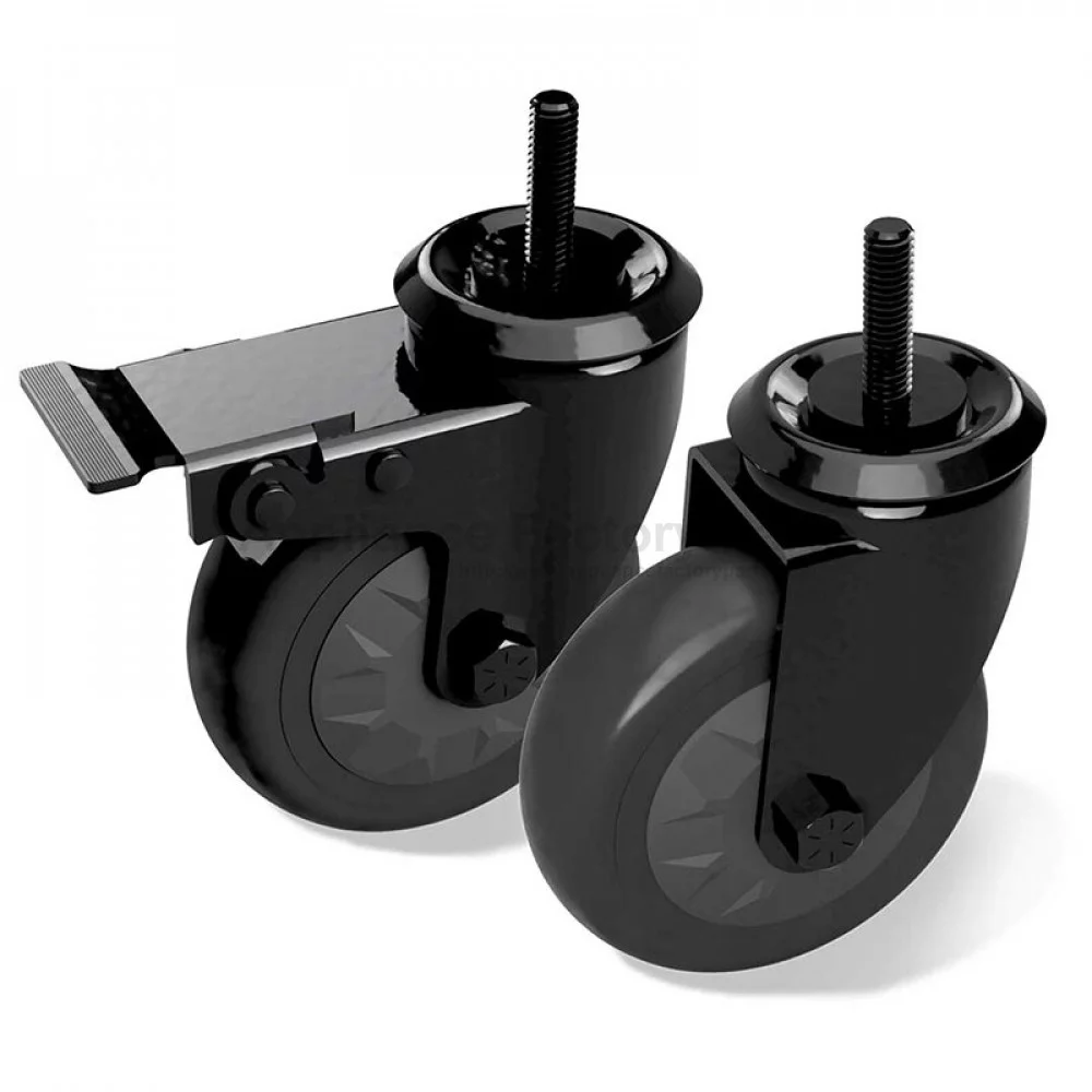 Big Green Egg Set of 2 casters for Medium Egg 120410