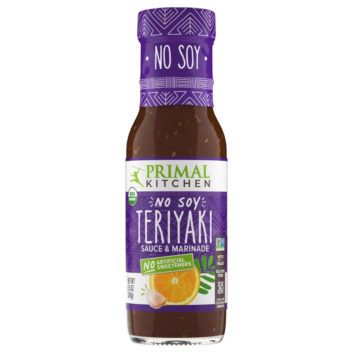 (3 pack) Primal Kitchen Organic No Soy Teriyaki Sauce & Marinade