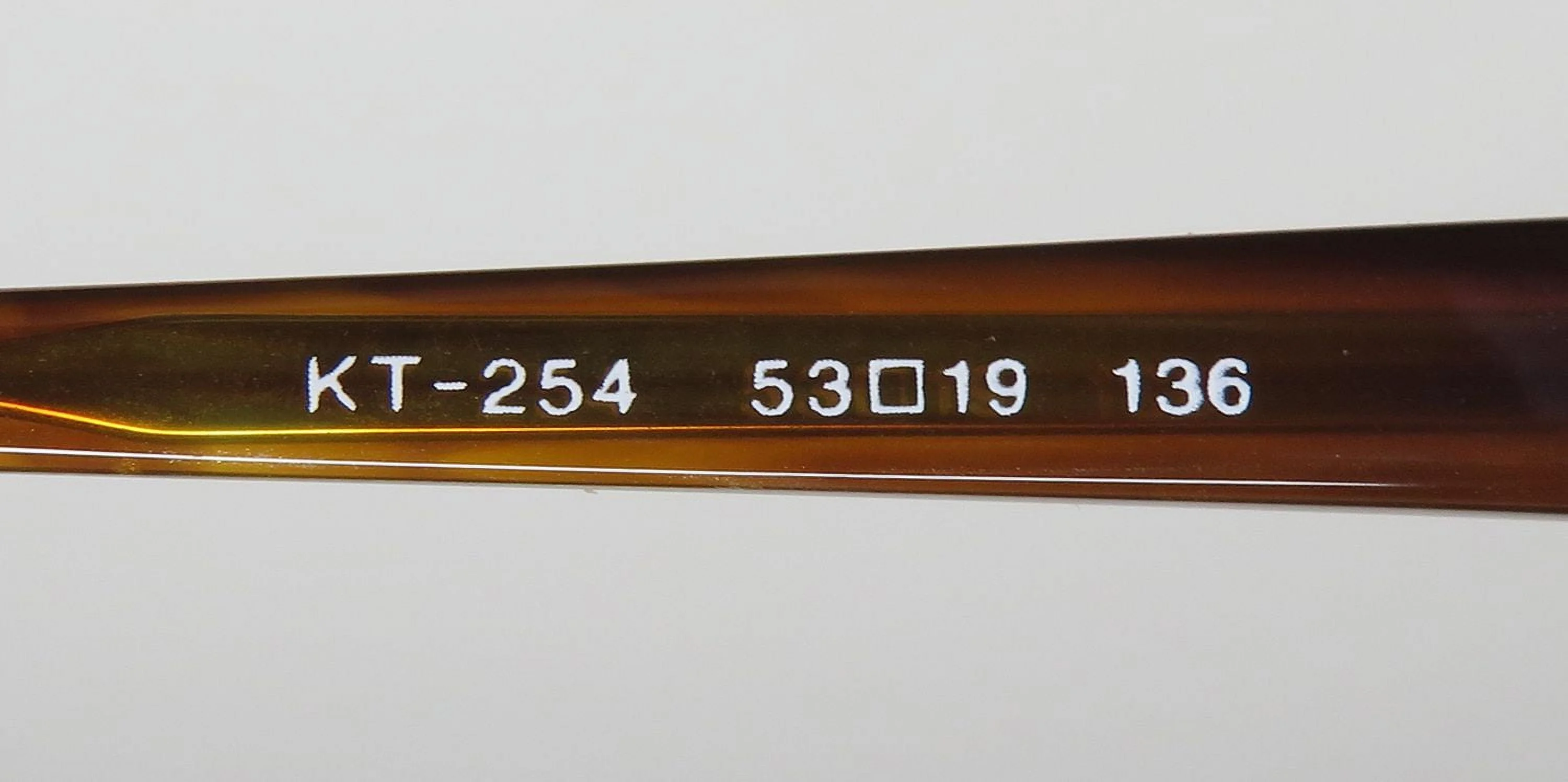 KIO YAMATO KT-254 TITANIUM LIGHTWEIGHT HALF-RIMLESS JAPAN EYEGLASS FRAME/GLASSES