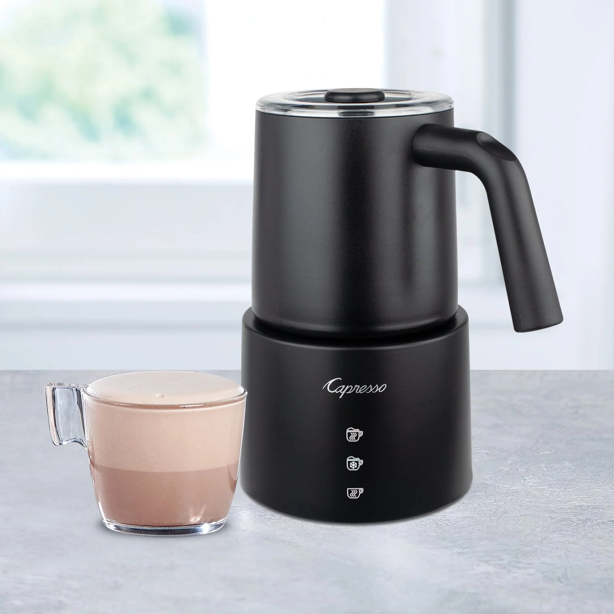 Capresso froth TS Automatic Milk Frother & Hot Chocolate Maker with BPA Free Pitcher