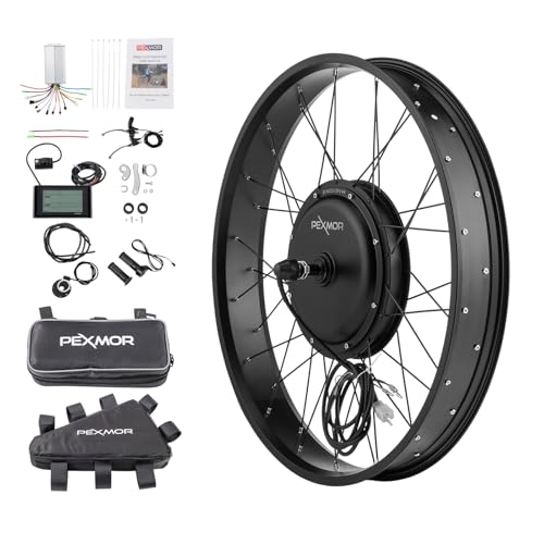 PEXMOR Electric Bike Conversion Kit, 48V 1000W 26
