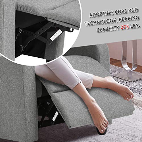 FDW Recliner Chair Reclining Sofa Leather Chair Home Theater Seating Lounge with Padded Seat Backrest