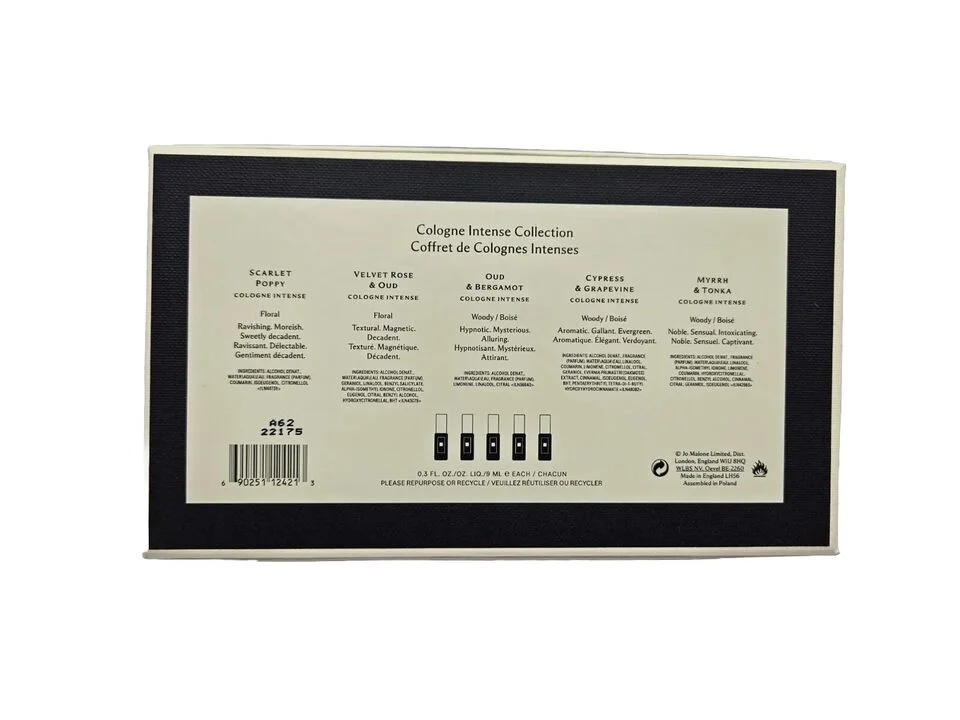 Jo Malone Cologne Intense Collection 5PC SET 0.3 oz each