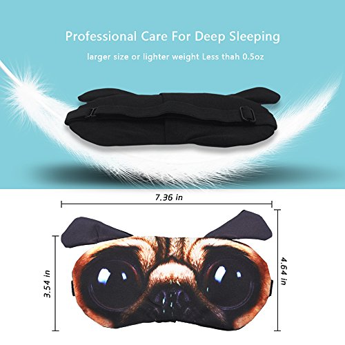 HYCLES Eye Mask Cartoon Animal 4 Pack/8 Pack Cute Sleep with Adjustable Strap Relaxed Sleeping Blackout Eye Cover Eyeshade for Kids Men Women Travel Blindfold Game (①Cartoon Christmas)