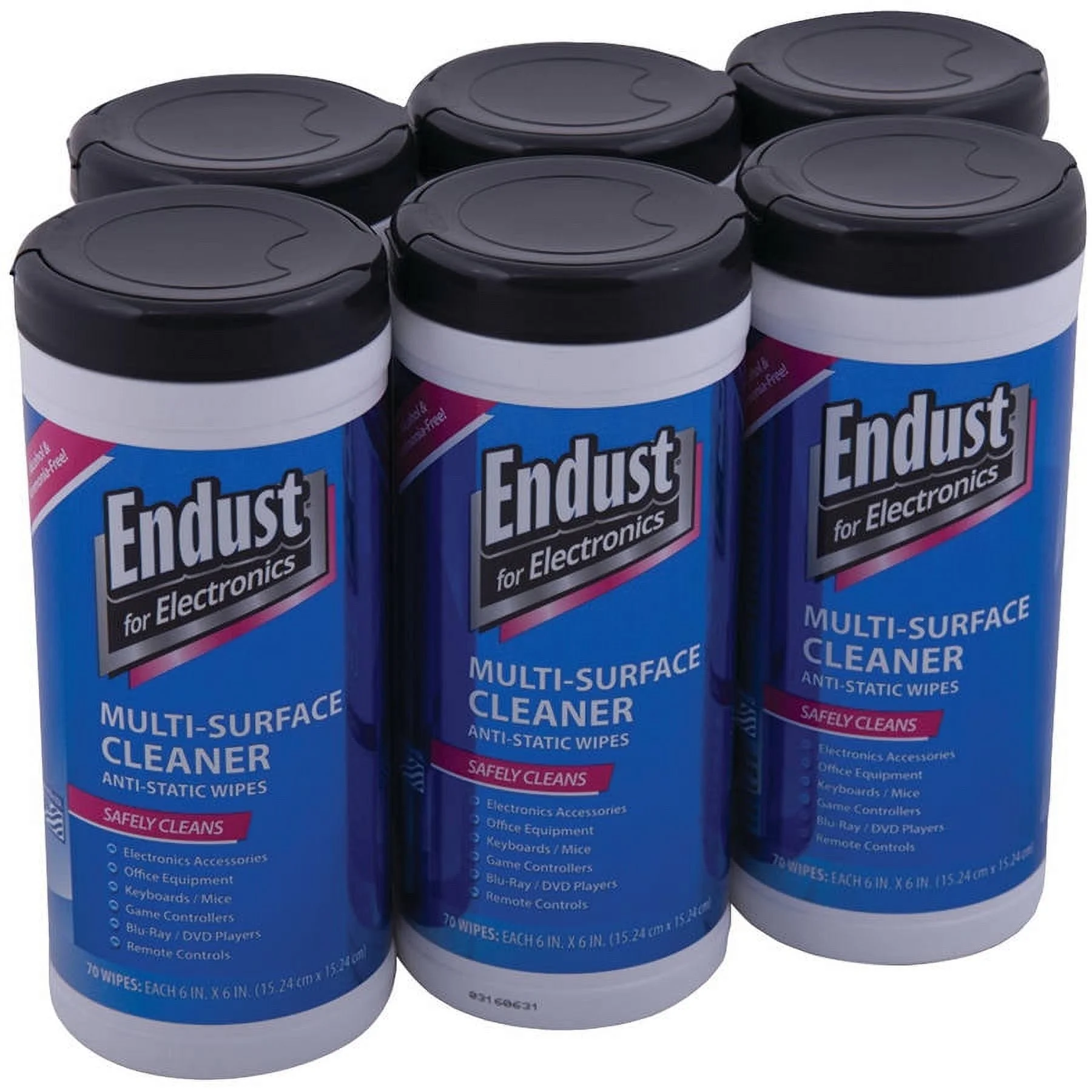 Endust for Electronics 11506P6 LCD and Plasma Pop-Up Screen Wipes