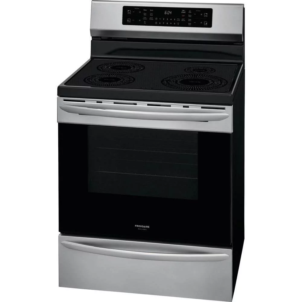 Frigidaire GCRI3058AF 30 Gallery Series Induction Range with 4 Elements 5.4 cu. ft. Capacity Air Fry and Steam Cleaning Option in Fingerprint Resistant Stainless Steel