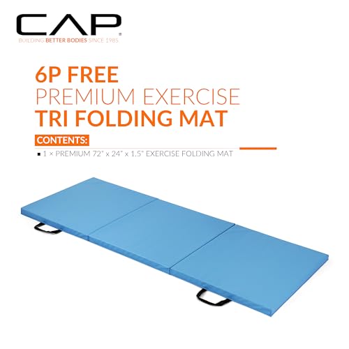 CAP Barbell All Purpose Folding Anti Tear Exercise Training Aerobic Fitness Gym & Gymnastics Balance Mat | Multiple options