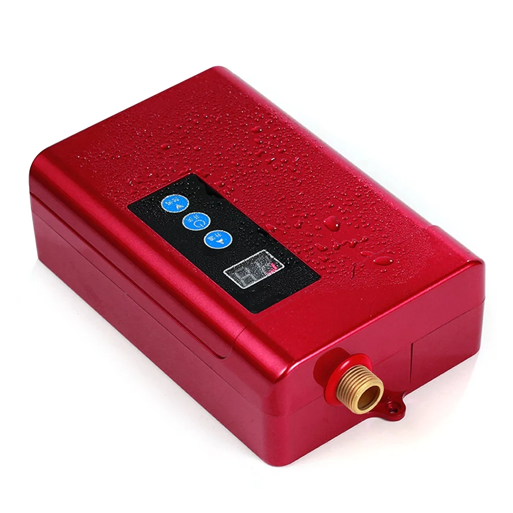 Miumaeov Electric Tankless Water Heater Instant Water Heater on Demand Smart Electric Tankless Hot Water Heater 3KW