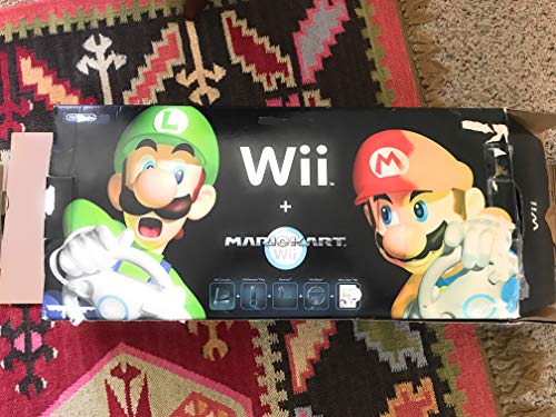 Wii Console with Mario Kart Wii Bundle - White