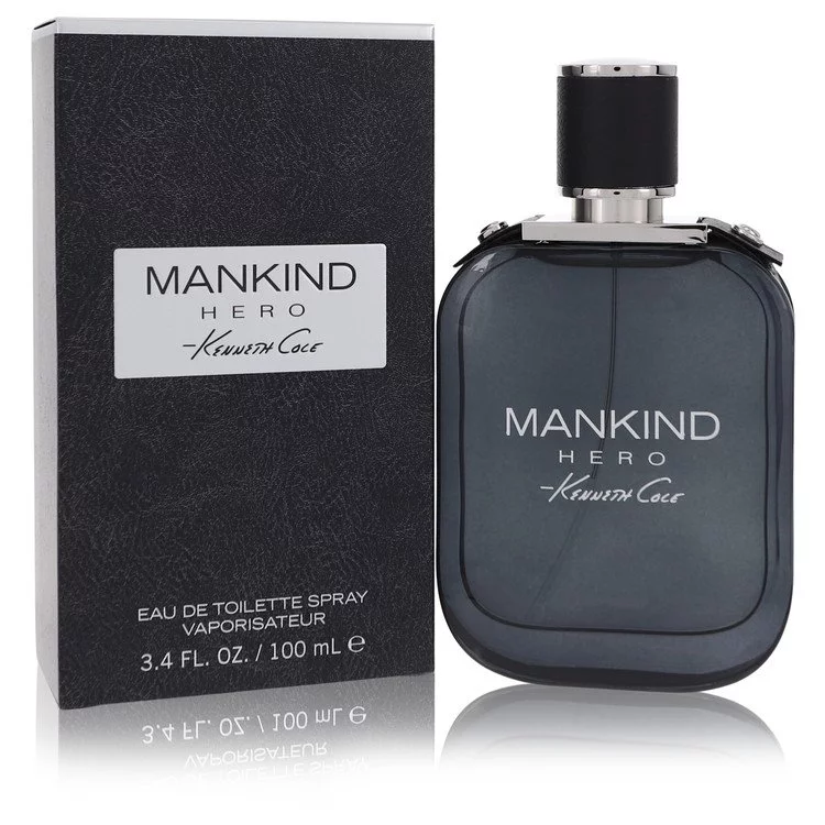 Kenneth Cole Mankind Hero Eau De Toilette Spray, Cologne for Men, 3.4 Oz