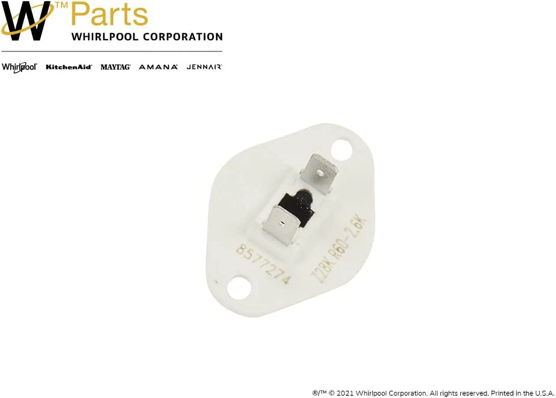 Whirlpool WP8577274 Dryer Thermistor