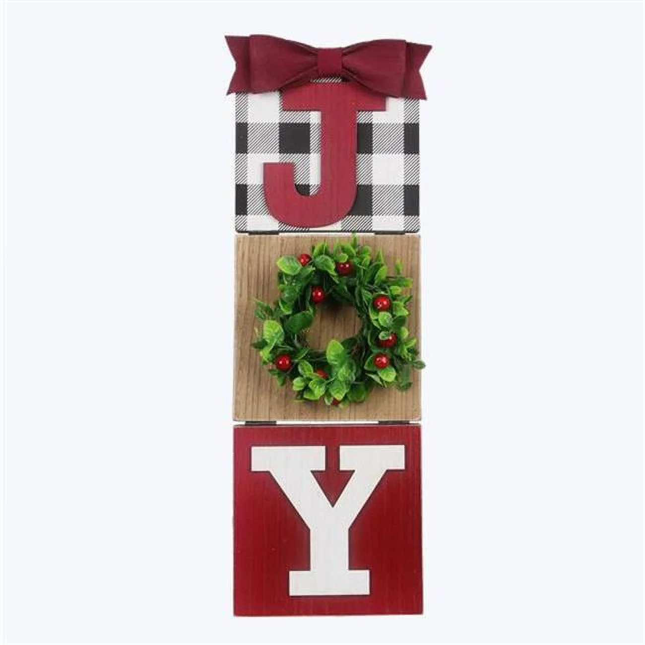 Youngs 91394 Wood Christmas Joy Wall Sign