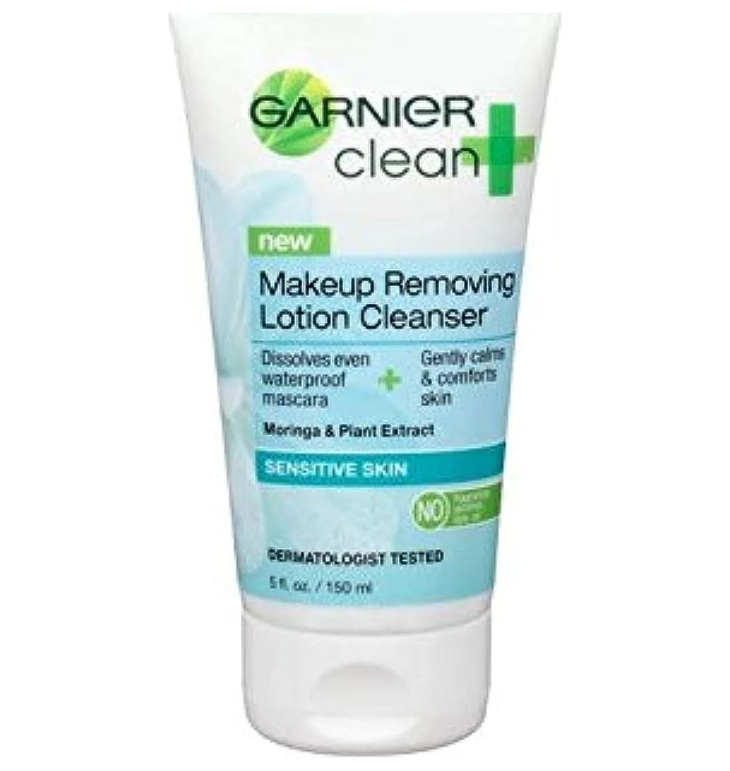 Garnier Clean+ Makeup Removing Lotion Cleanser Sensitive Skin, 5 Fluid Ounces