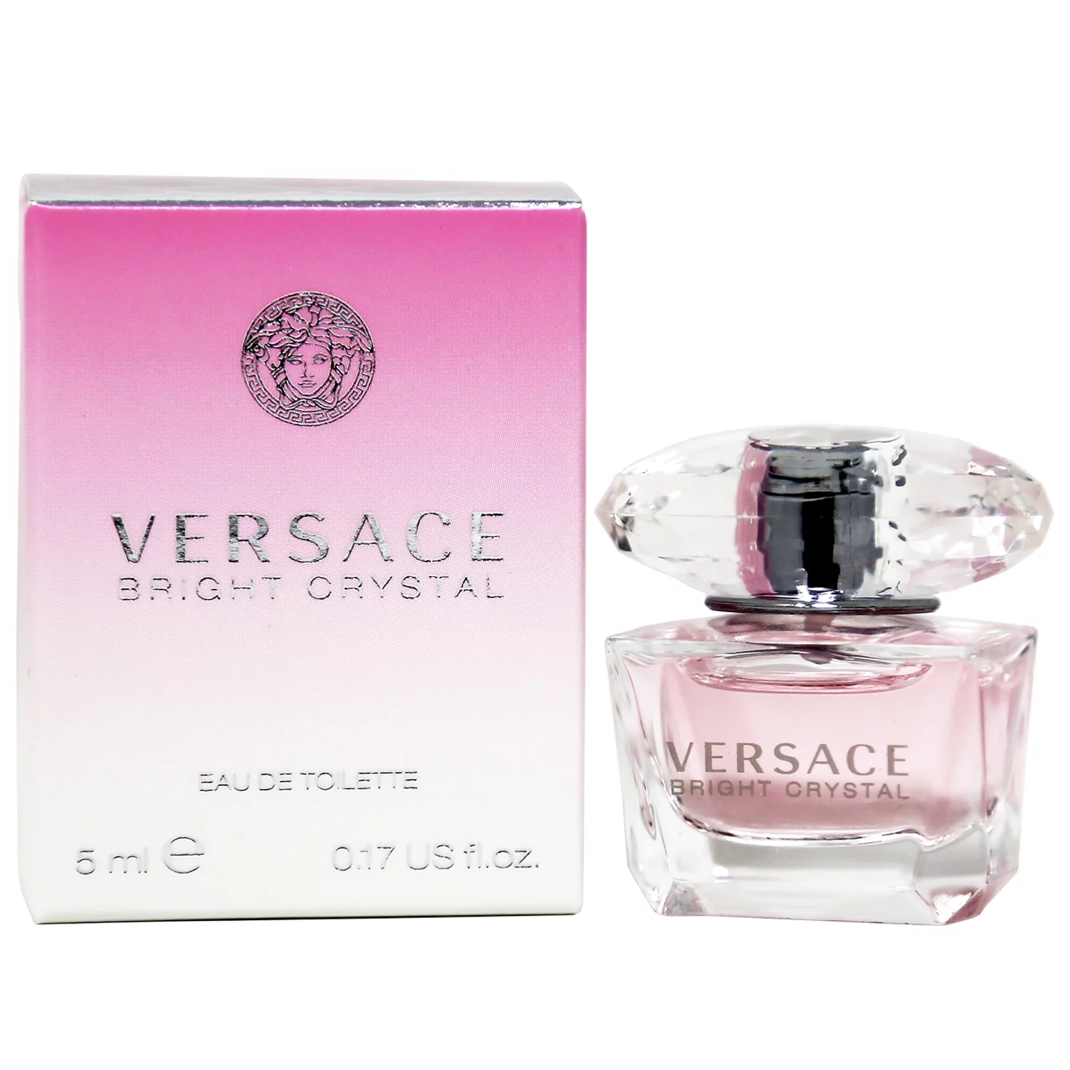 Versace Bright Crystal EDT, Crystal Noir EDT, Man Eau Fraiche EDT - 5ml 3PK Kit