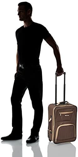 Rockland Fashion Expandable Softside Upright Luggage Set, Charcoal, 2-Piece (14/19)