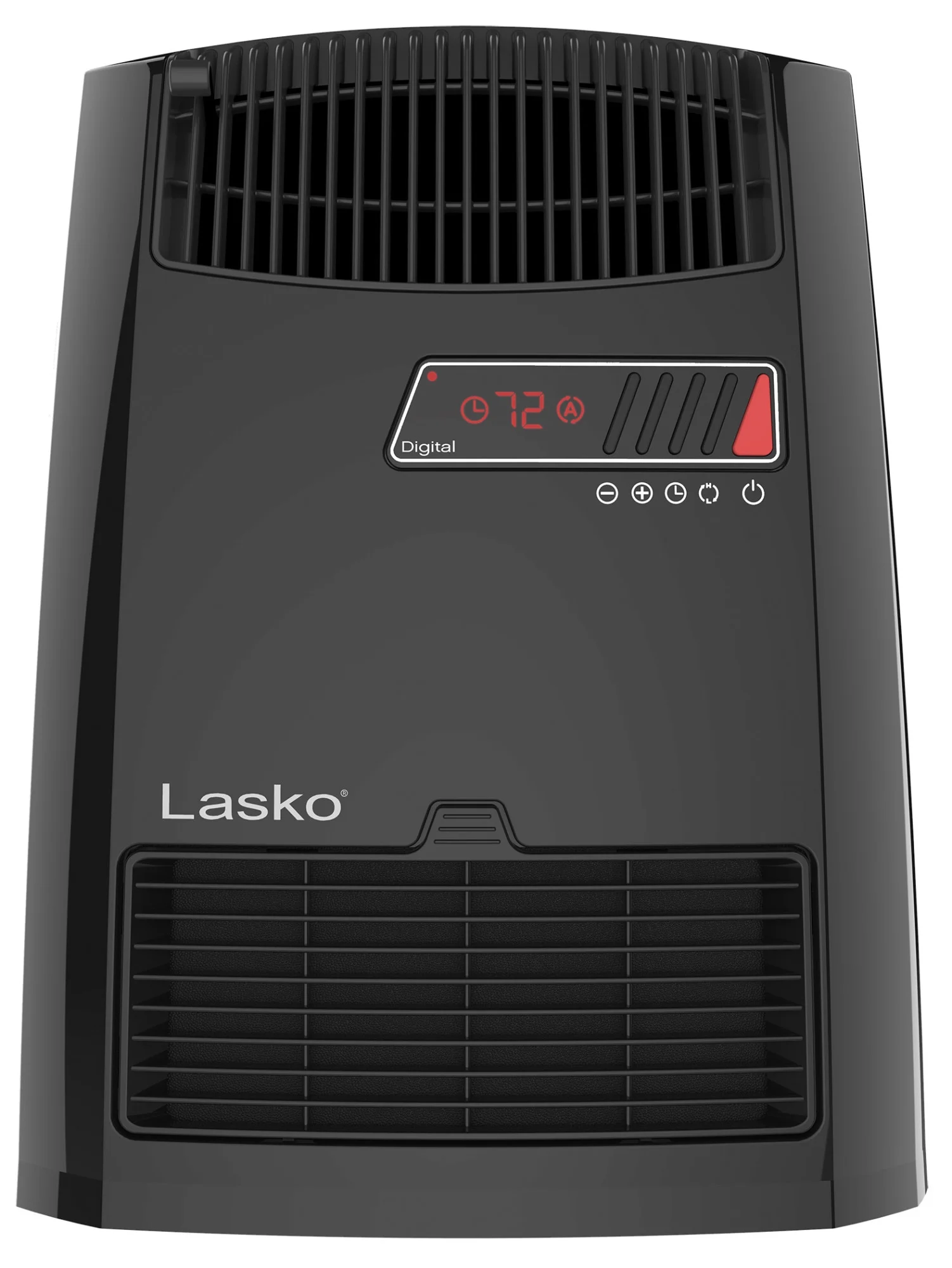 Lasko 13.5 1500W Electric Ceramic Space Heater with Timer and Thermostat, Black, CC13700, New