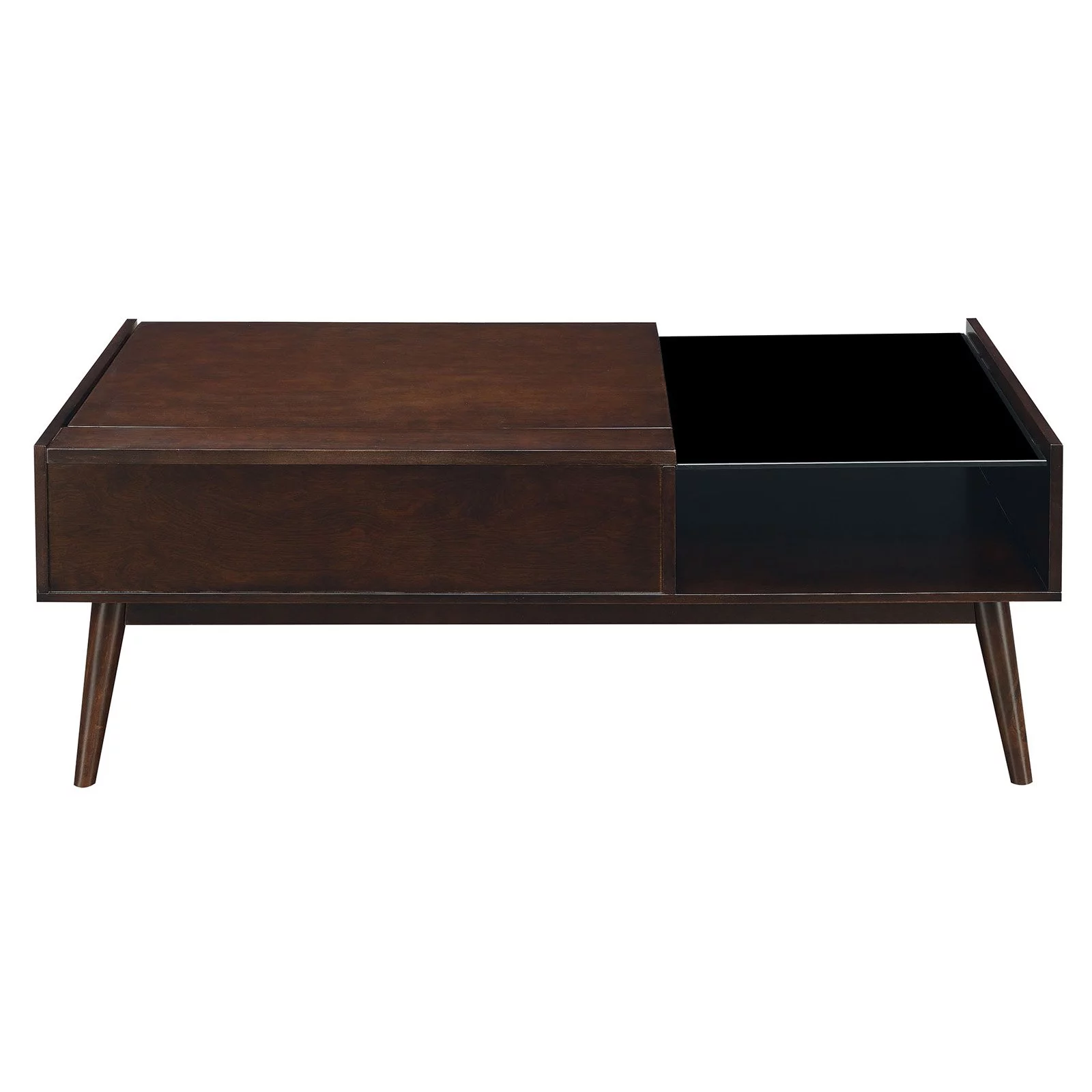 Picket House Morgan Mid-Century Lift-Top Coffee Table in Espresso