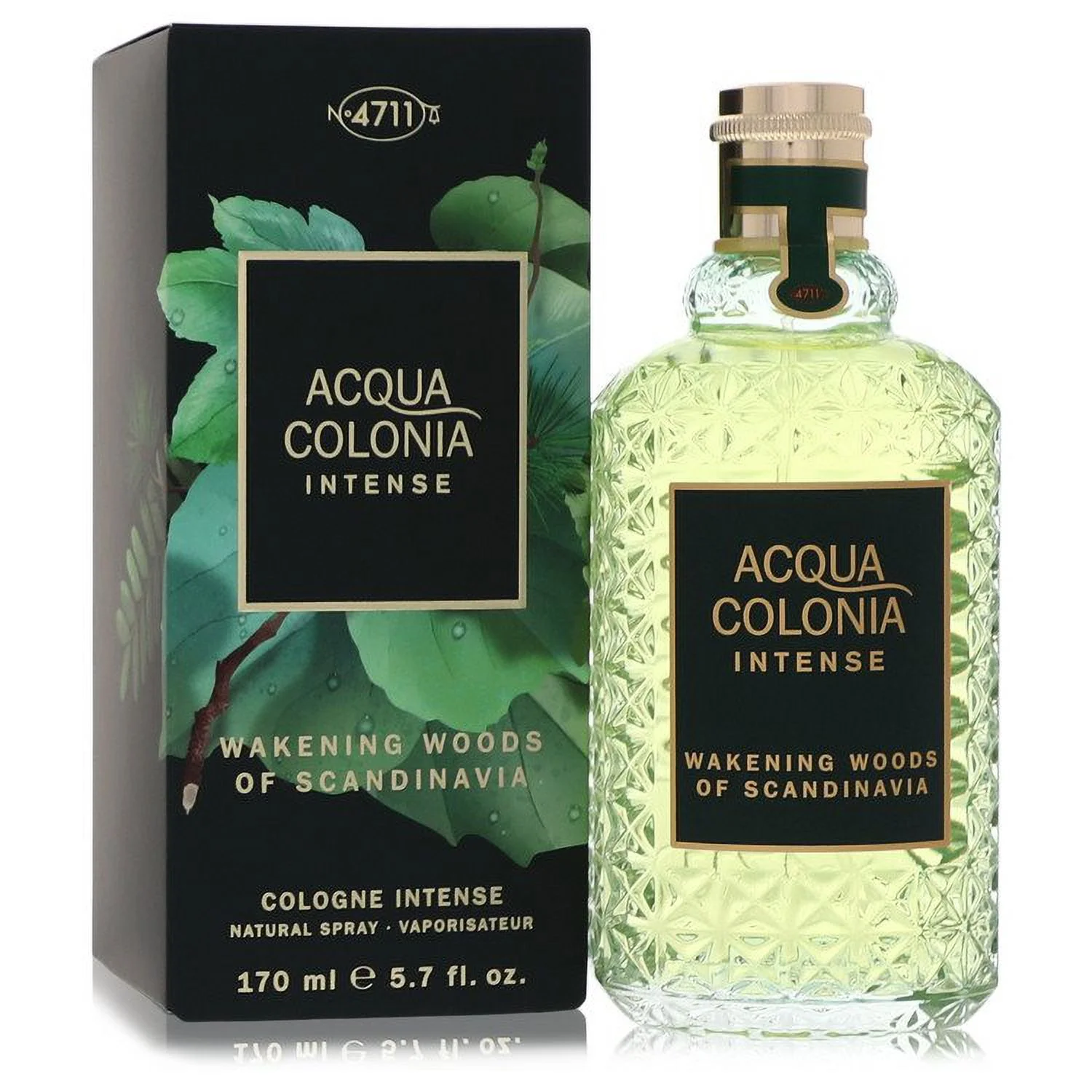 4711 Acqua Colonia Wakening Woods of Scandinavia by 4711 Eau De Cologne Intense Spray (Unisex) 5.7 oz for Women