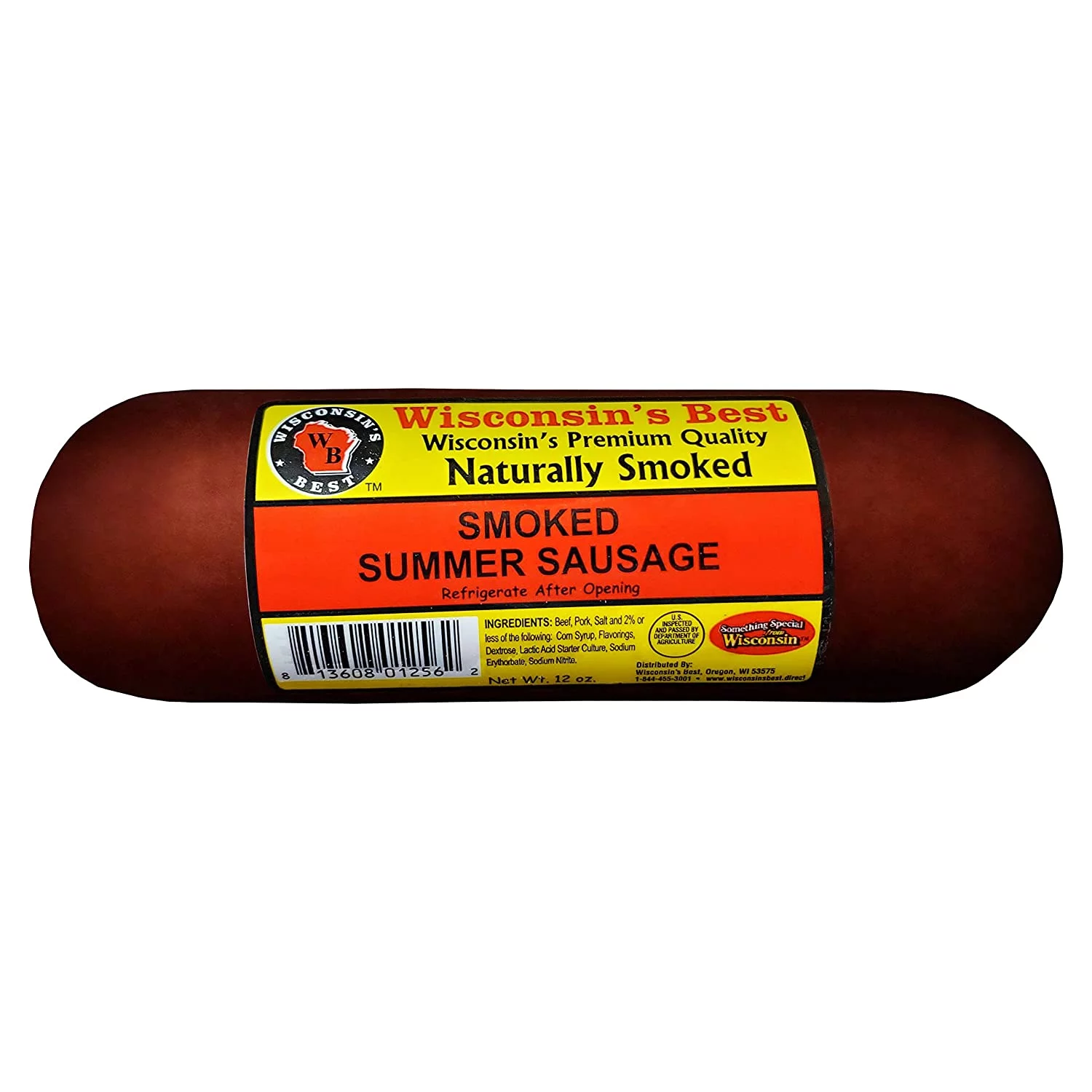 Wisconsin Best & Wisconsin Cheese Company's - Classic Man Snack Gift Basket-Summer Sausage, 100% Wisconsin Cheese.