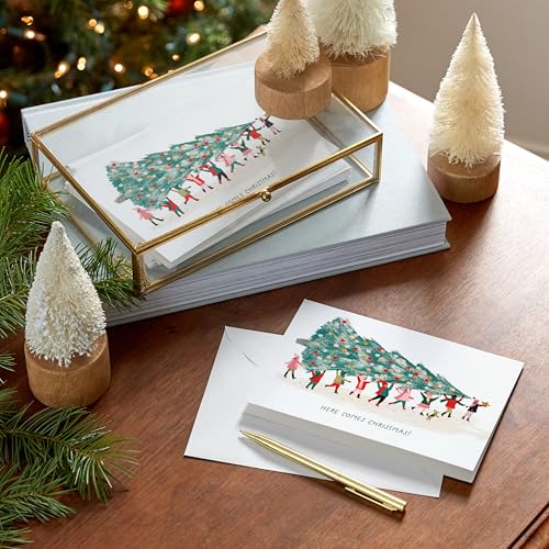 Hallmark UNICEF Boxed Christmas Cards, Here Comes Christmas (20 Cards and 20 Envelopes)