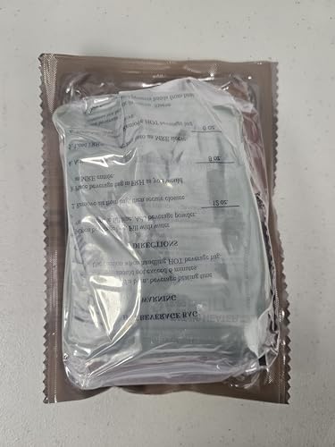 Genuine USGI MRE [Meal, Ready to Eat] Inspection Date 01/2026 or Newer [New Packaging] - You Choose Menu Ration with Entree, Snacks, Dessert, Drink Mix, Utensils, Condiments and FRH. (Meatballs in Marinara)