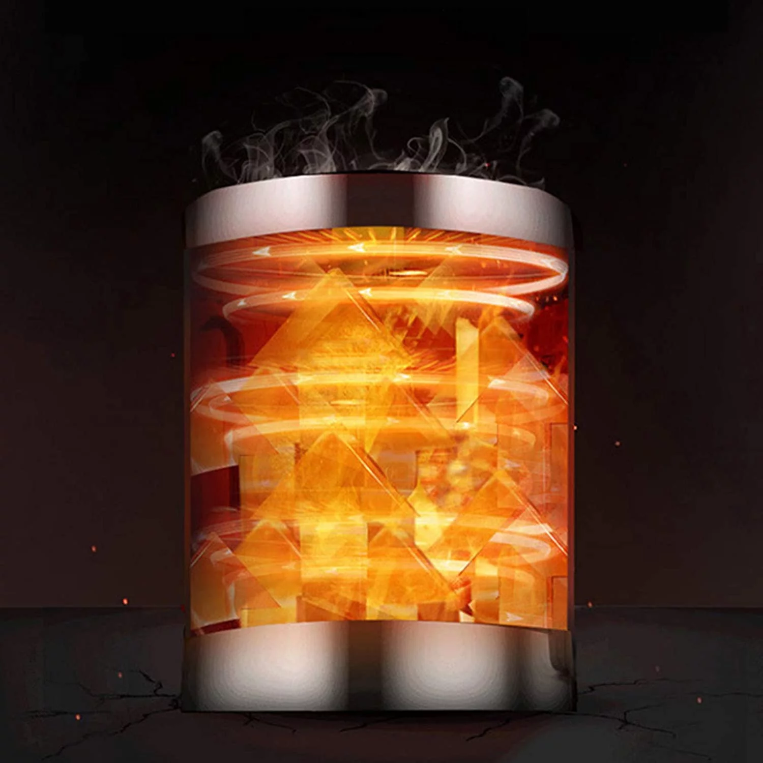 Miumaeov Countertop Hot and Cold Water Dispenser, Mini Refrigerated Desktop Water Dispenser, Hot and Cold Water, Home Office Coffee and Tea Bar 110V (Champagne Gold)