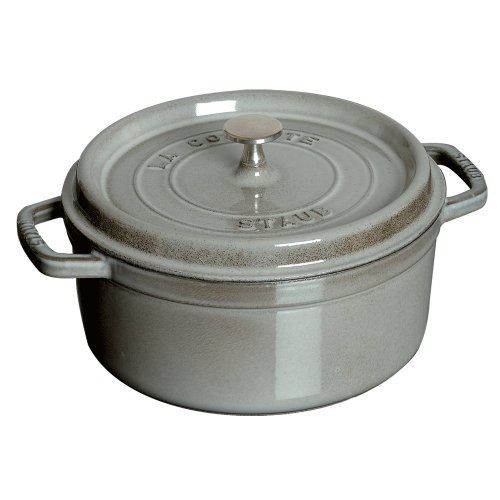 Staub 5.5 Quart Round Cocotte, Basil