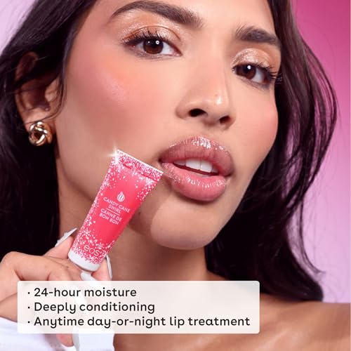 eos Holiday 24H Moisture Mini Super Balm Set, Sugar Plum Spritz, Candy Cane Swirl, Iced Sugar Cookie, Limited Edition Lip Care, Stocking Stuffers, 0.24 fl oz, 3-pack