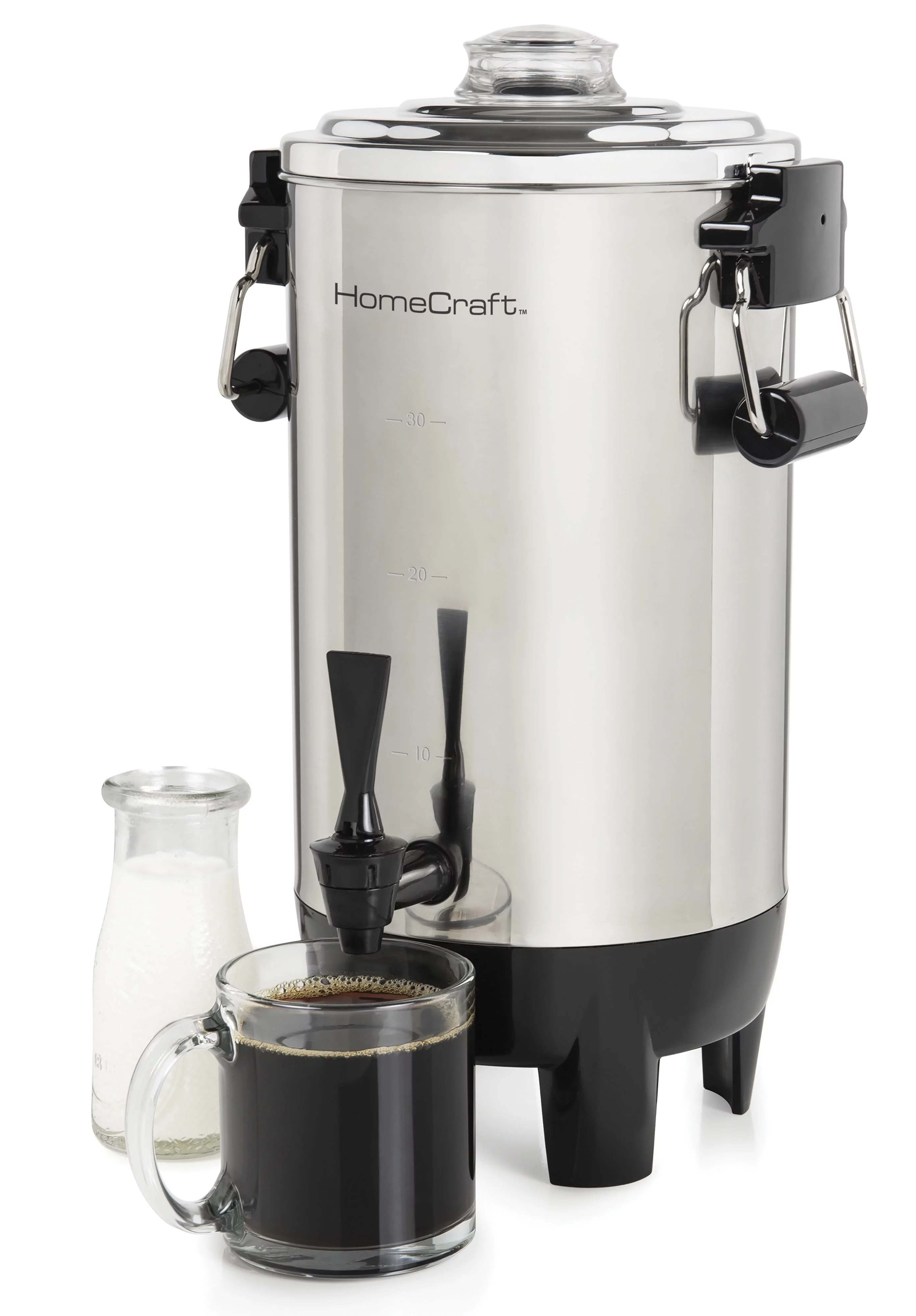 Home Craft 30 Cup Stainless Steel Coffee Urn