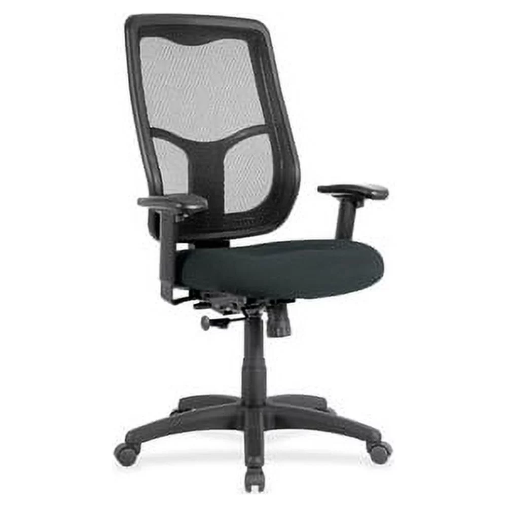 Eurotech europa High-Back Executive Chair Black Fabric Seat - 1 Each