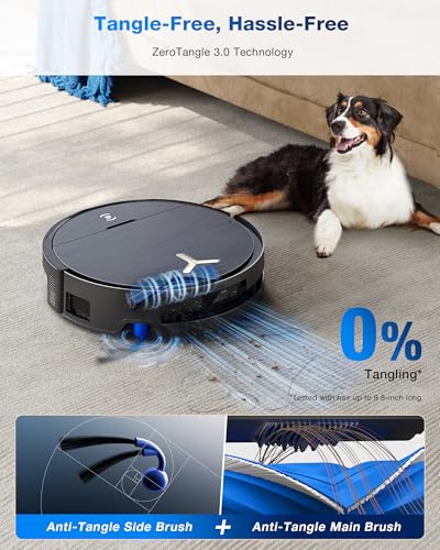 ECOVACS DEEBOT X9 PRO Omni Robot Vacuum and Mop, Blast™ 16,600Pa Suction, OZMO Roller Instant Self-Washing Mopping, ZeroTangle™ 3.0, Triple Lift System, AI Smart Navigation, Hands-Free Omni Station