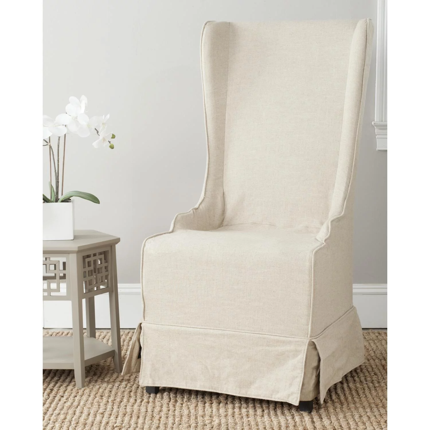 Safavieh Oliva Birch  Bacall  Dining Chair in Mink