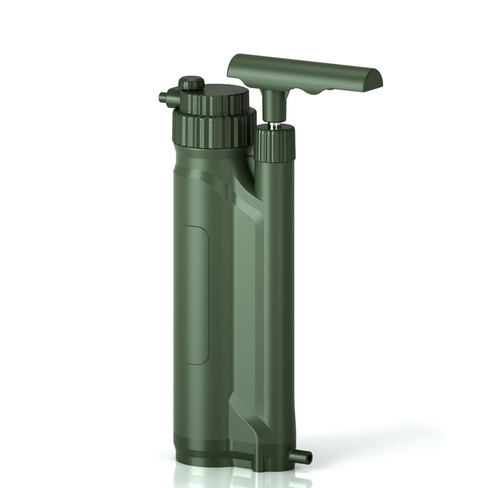 Carevas Portable Reverse Osmosis Water Filter Pump Outdoor Water Purification System Survial Gear for Camping Hiking Travel Preparedness