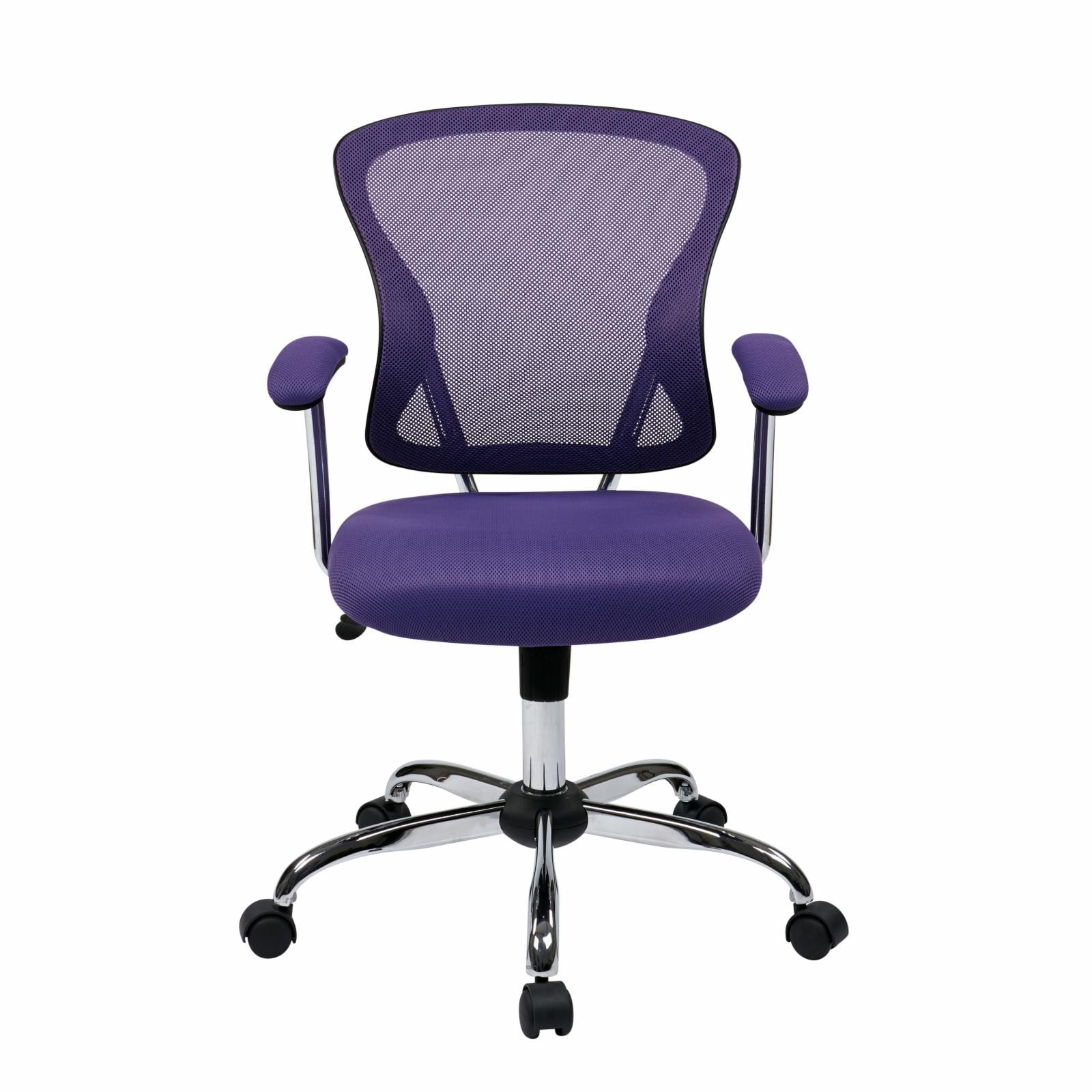 OSP Home Furnishings Juliana Task Chair with Green Mesh Fabric Seat