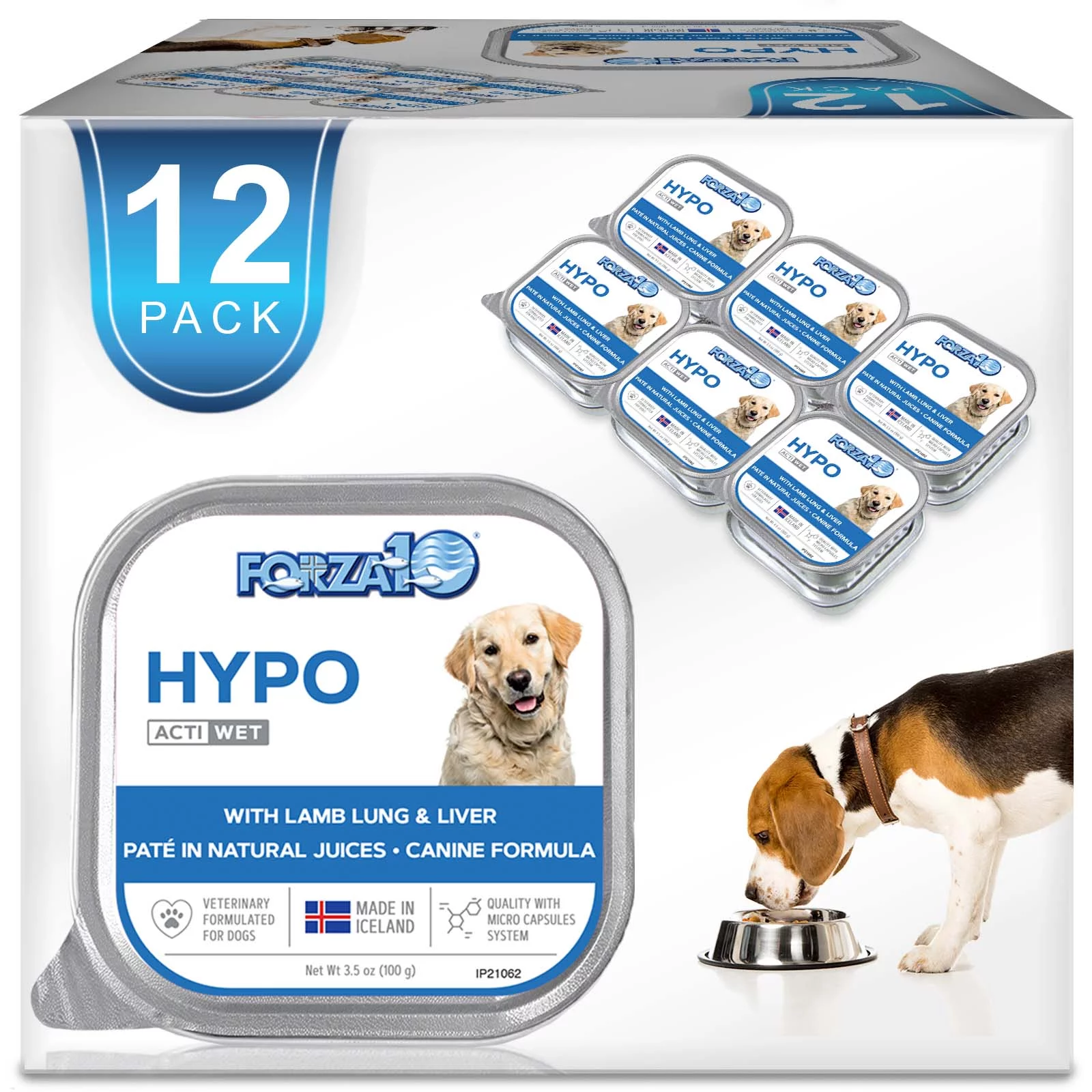 Forza10 Wet Dog Food Hypo Lamb 12 pack